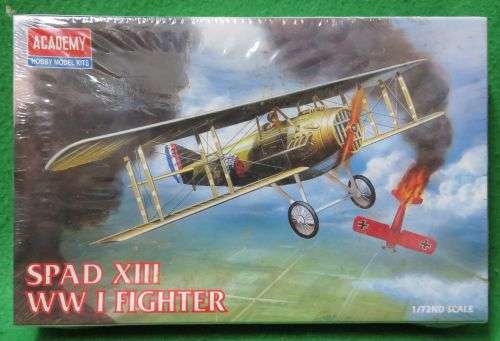**ACADEMY**MODEL KIT**WW1 SPAD XIII FIGHTER**1/72**